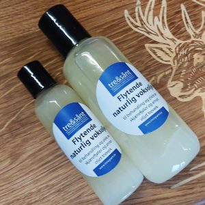Flytende naturlig oljevoks i 100 og 250 ml flaske