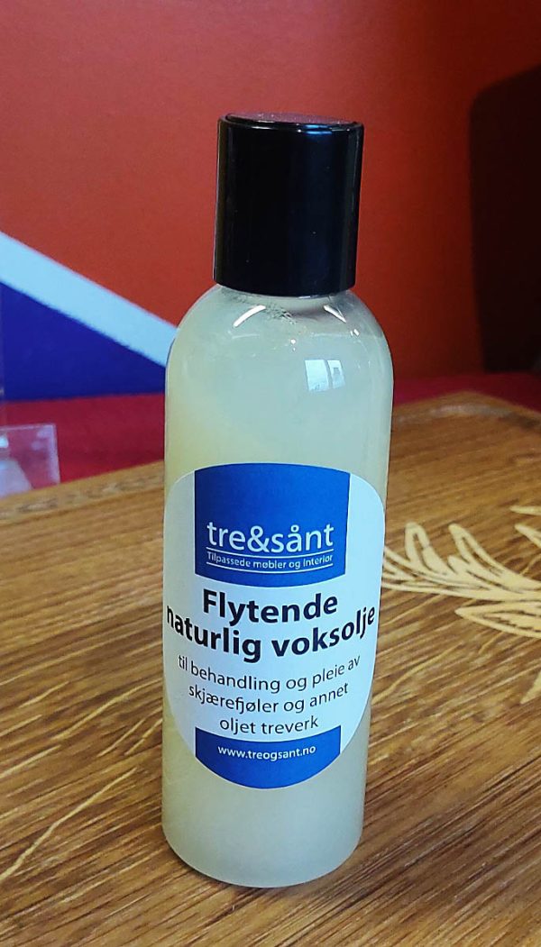 Flytende naturlig oljevoks i 100 ml flaske