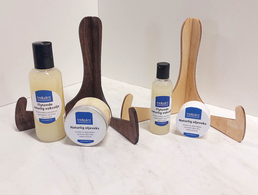 Tilbehørspakke til skjærefjøler med holder, olje og voks